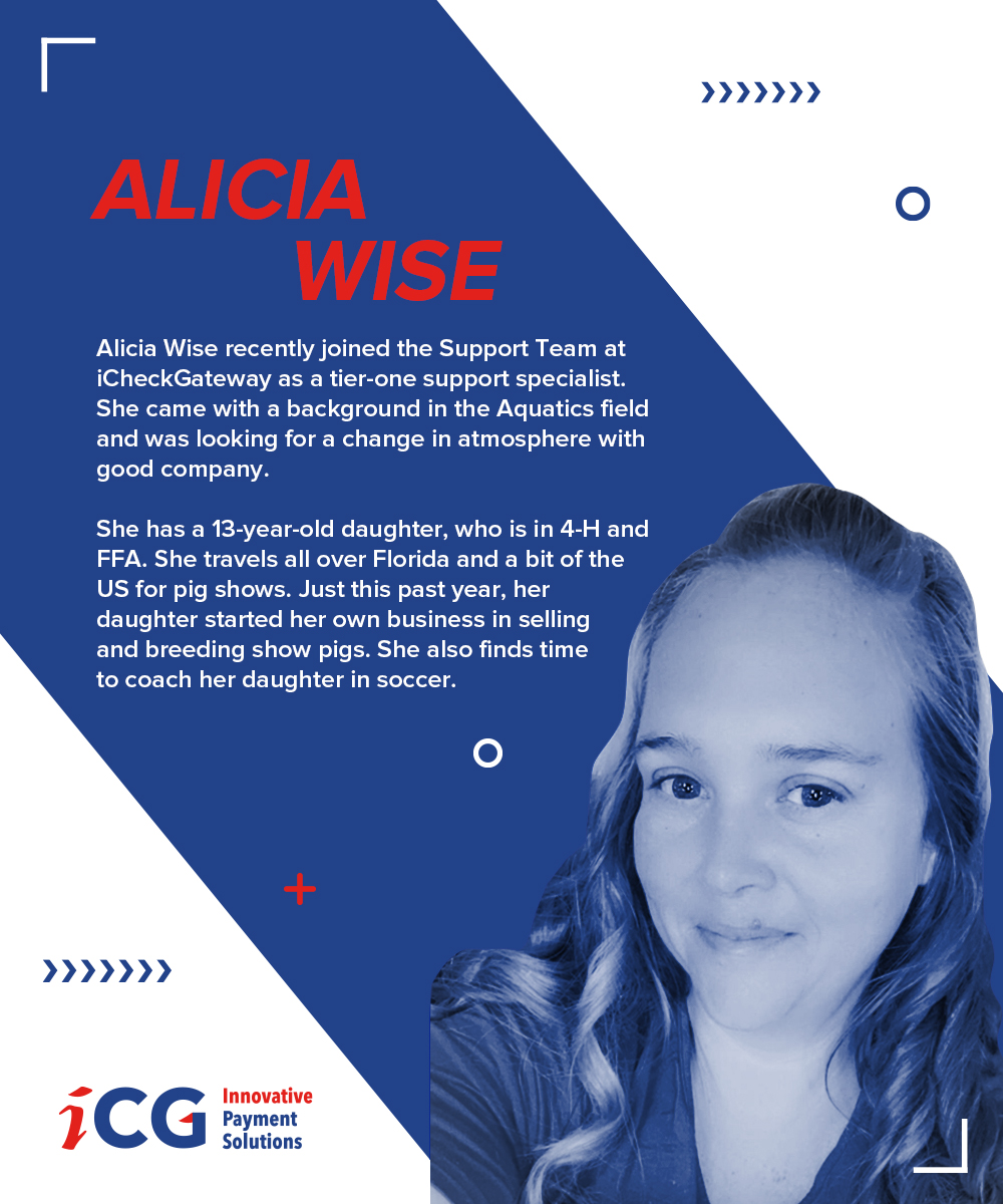 iCGPay's tweet photo. There are some new rockstars on the #icgteam! π
Welcome to the team, Alicia!
#icg #newhire #techsupport #supportteam #inc500 #fintech #achsoftware #channelpartners #growingbusiness #buildingrevenue #growthmindset #payments #corporatestrategy #4H #FFA https://t.co/tbSOReLT1C