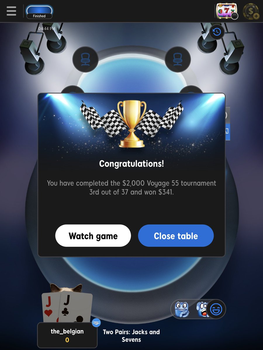 the_belgian22's tweet photo. @888poker #tweet4seat just scraped into the money but ended on a good run https://t.co/BozttMMLiv