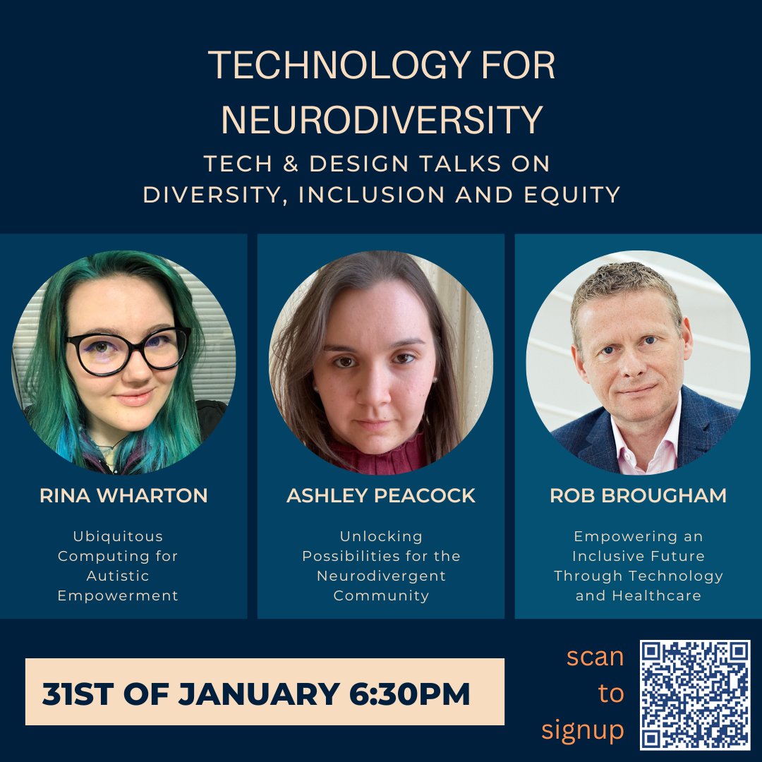 Use the QR code to link to the group. 

#neurodiversity #technology #innovation