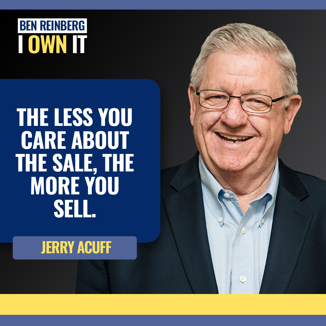 Far too many salespeople never understand what the seller wants because they’re always in a hurry to sell.

Listen to this episode - How to Sell without Selling? with <a href="/jerryacuff/">Jerry Acuff</a> fal.cn/3vsss