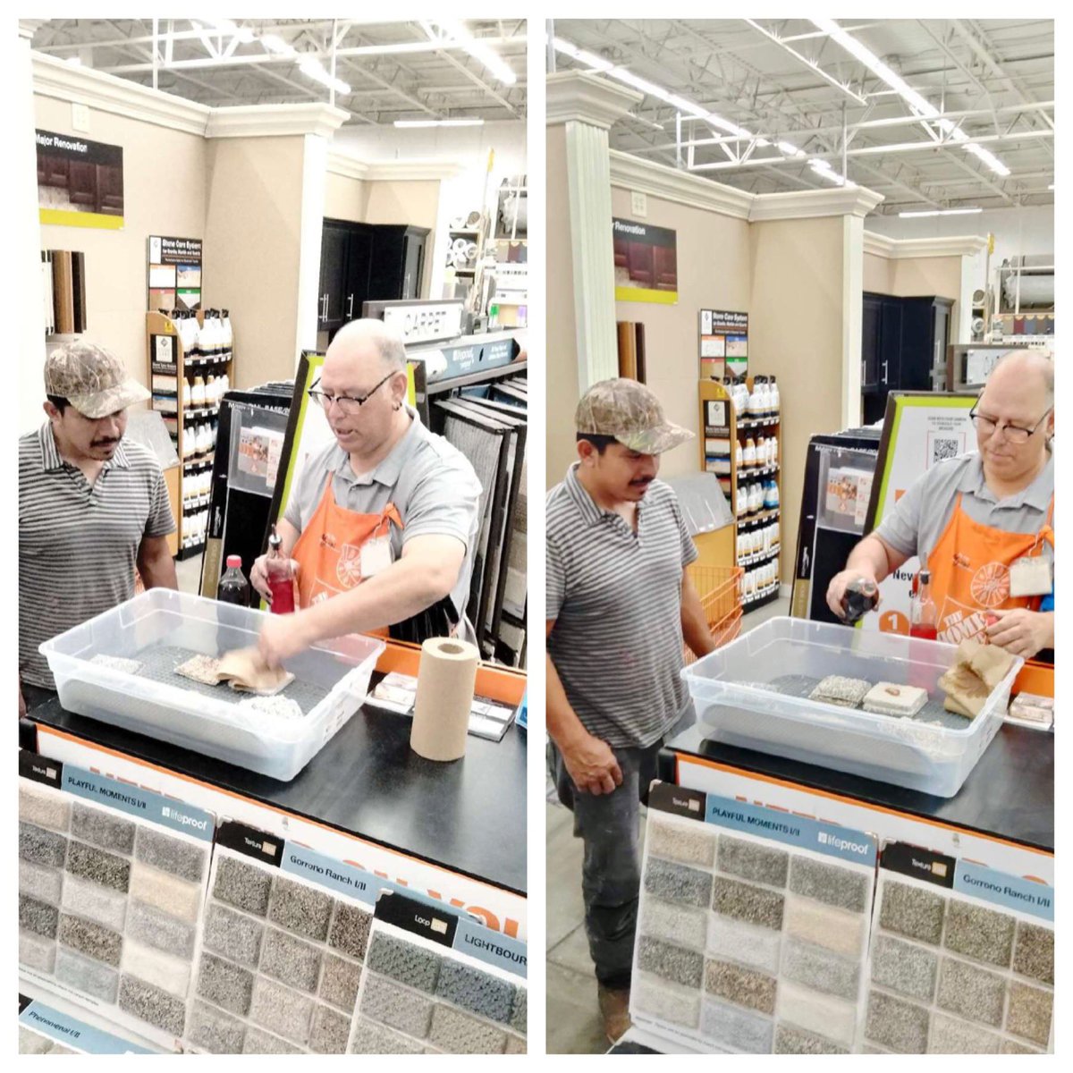 Arther Aviles (@arther_thd) on Twitter photo Specialist Mykel demonstrates the great benefits of Life Proof Carpet during our Saturday demo clinic. <a href="/smitty04/">Angela Bajek</a> <a href="/RaulLTHD516/">Raul Limon</a> <a href="/manny_1321/">manny martinez</a> <a href="/MariceldaFlores/">Maricelda Flores</a> @THD_AlyG Specialist Mykel demonstrates the great benefits of Life Proof Carpet during our Saturday demo clinic. <a href="/smitty04/">Angela Bajek</a> <a href="/RaulLTHD516/">Raul Limon</a> <a href="/manny_1321/">manny martinez</a> <a href="/MariceldaFlores/">Maricelda Flores</a> @THD_AlyG