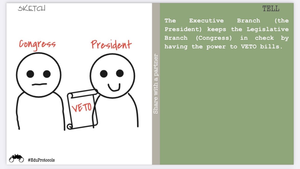 mr_bemiss's tweet image. #EDUProtocols #thinslide and #sketchandtell Checks and balances student examples!