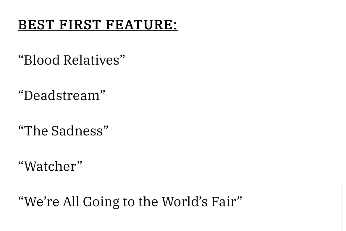 DEADSTREAM has been nominated for   a Chainsaw Award! Link below. Let’s ROCK THE VOTE 🗳️💯💯💯💯💯
fangoria.com/vote/