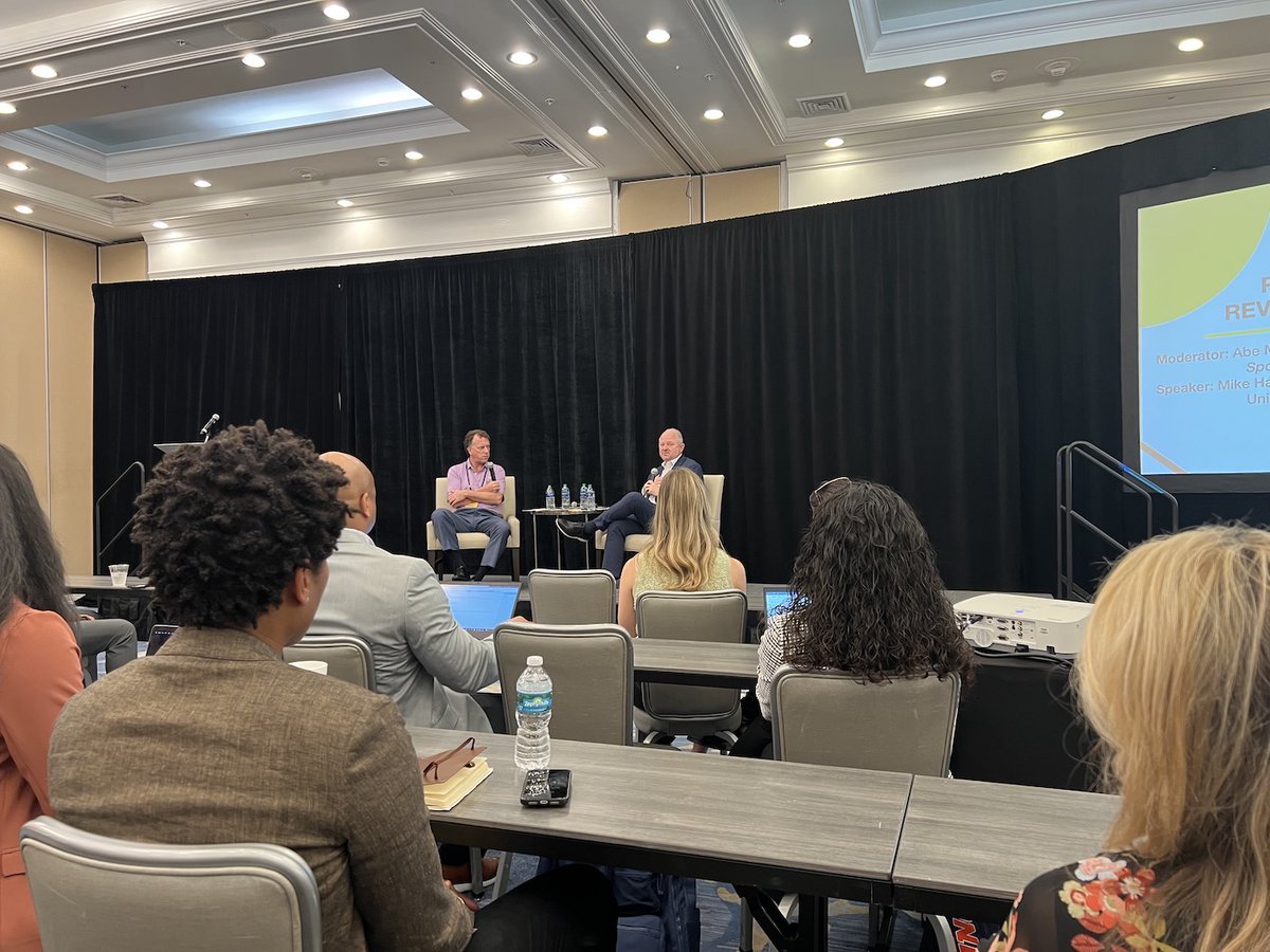 CollSportsComm's tweet image. At @NACDA's #MidWinter23 meetings, @CollSportsComm represented by President @JessPooleA2, @CollSportsErik &amp;amp; @wroleson. Attending post-pandemic revenue generation session w/@Learfield's @mikehamilton63 &amp;amp; @SBJ's
Abe Madkour #branding #communication #collaboration #contentcreation