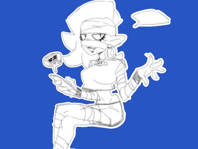 #BrawlstarsArt
#BrawlStars 
去年8月份的摸鱼🙏 