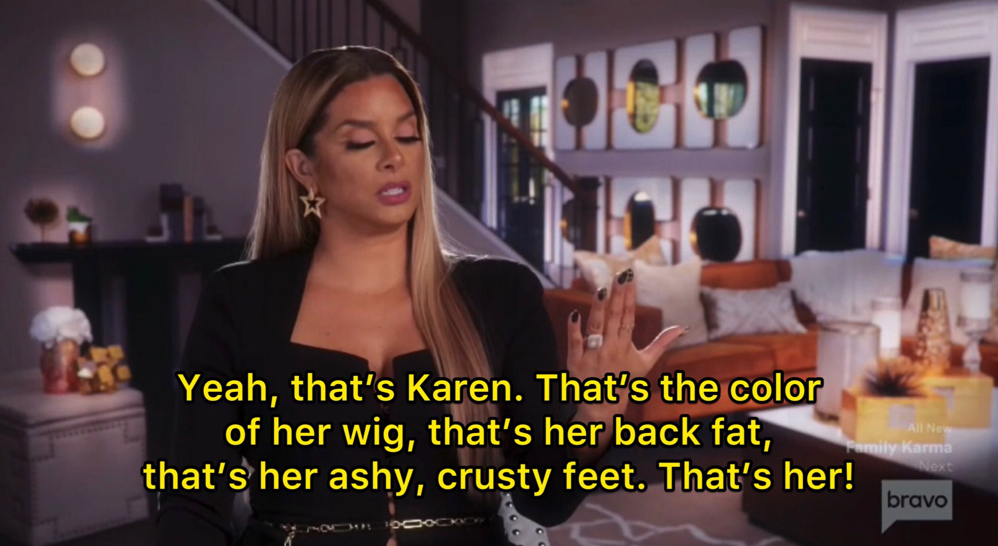 Queens of Bravo on Twitter "Robyn describing the photo of Karen with