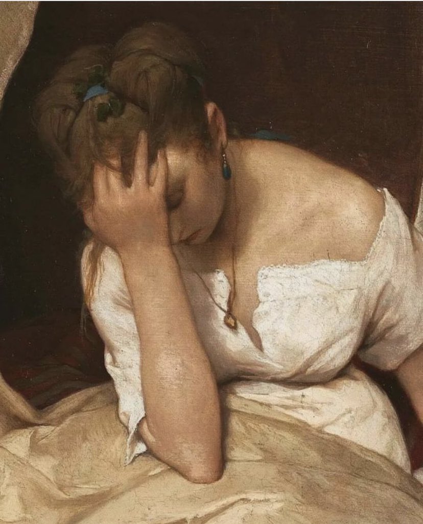 AcademiaAesthe1's tweet photo. 🎨Gabriel von Max "Get finished Flowering" (1870) https://t.co/N4ZKYamV4M