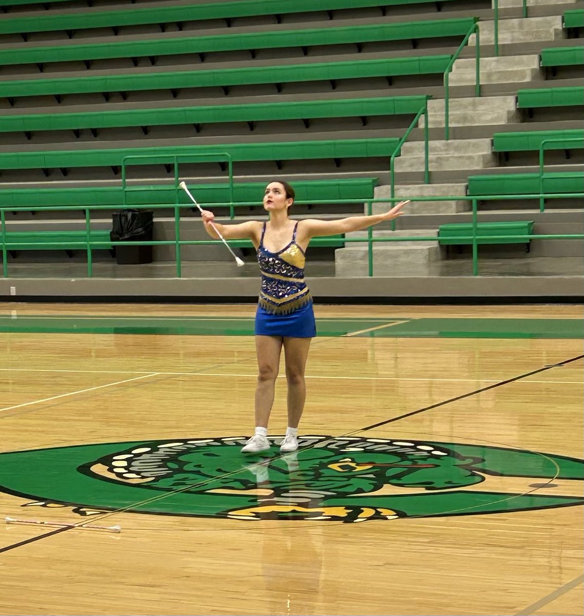 HeightsBand's tweet photo. Our Twirler, Piper Smith, earned a Superior rating and qualified for State at the UIL Twirling Contest today! https://t.co/QnKc9ArceY