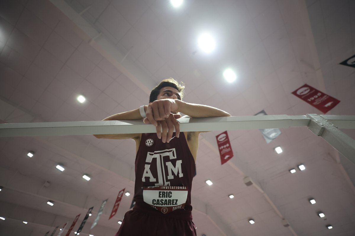 .<a href="/lil3ric88/">Eric Casarez</a>'s past 24 hours:

Friday night - recorded a 3:59.08 split on the 1600m leg of the school record setting DMR

Saturday afternoon - ran 7:57.00 in the 3000m, making him the second fastest performer in school history

Have a weekend, Eric! 🔥🔥🔥

#GigEm