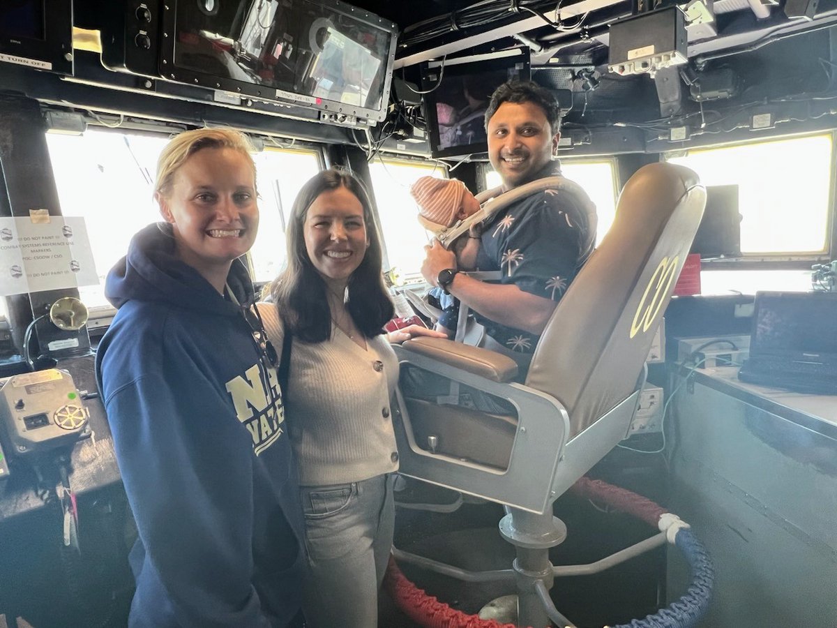 aniket_rali's tweet photo. Amazing experience visiting on board #USSChafee with heroes of the @USNavy! Thank you Lt. Garies for this opportunity! https://t.co/usE4SUTta6