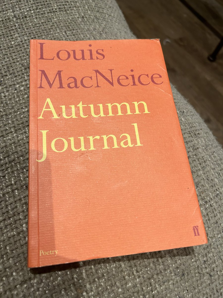 benjhibee's tweet photo. This really is - and I say this with no hyperbole - the greatest poem I have ever read. Written over 3 months in the final weeks before WW2 as London awaits the inevitable- the folly of it all, the absurdity, the human fragility in the midst of the terror. Thanks @BacklistedPod https://t.co/KFc0hJ3nax