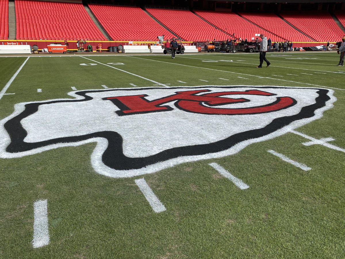 AWick5's tweet photo. About 25 hours out from hosting our 5th AFC Championship game.
#Arrowhead #ChiefsKingdom #GEHAfield #AFCchampionship https://t.co/jZqn6bNVxj
