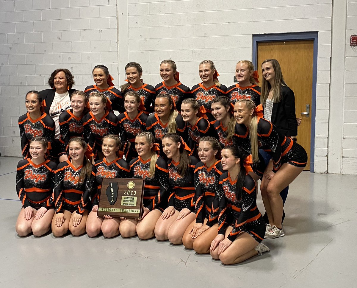 Our #WaterlooBulldogs Cheer Team are Sectional Champions! 1st Place out of 18 teams! #IHSA State Championships next weekend! <a href="/WaterlooHSCheer/">Waterloo HS Cheer</a> <a href="/WCUSD5Athletics/">Waterloo Athletics</a> <a href="/athletic_whs/">WHS Athletic Boosters</a> <a href="/republictimes/">Republic-Times</a> <a href="/WHS_OrangeCrush/">official_orangecrush_whs</a> <a href="/TalkWaterloo/">Waterloo Table Talk</a> <a href="/wloofansection/">WHS STUDENT SECTION</a>