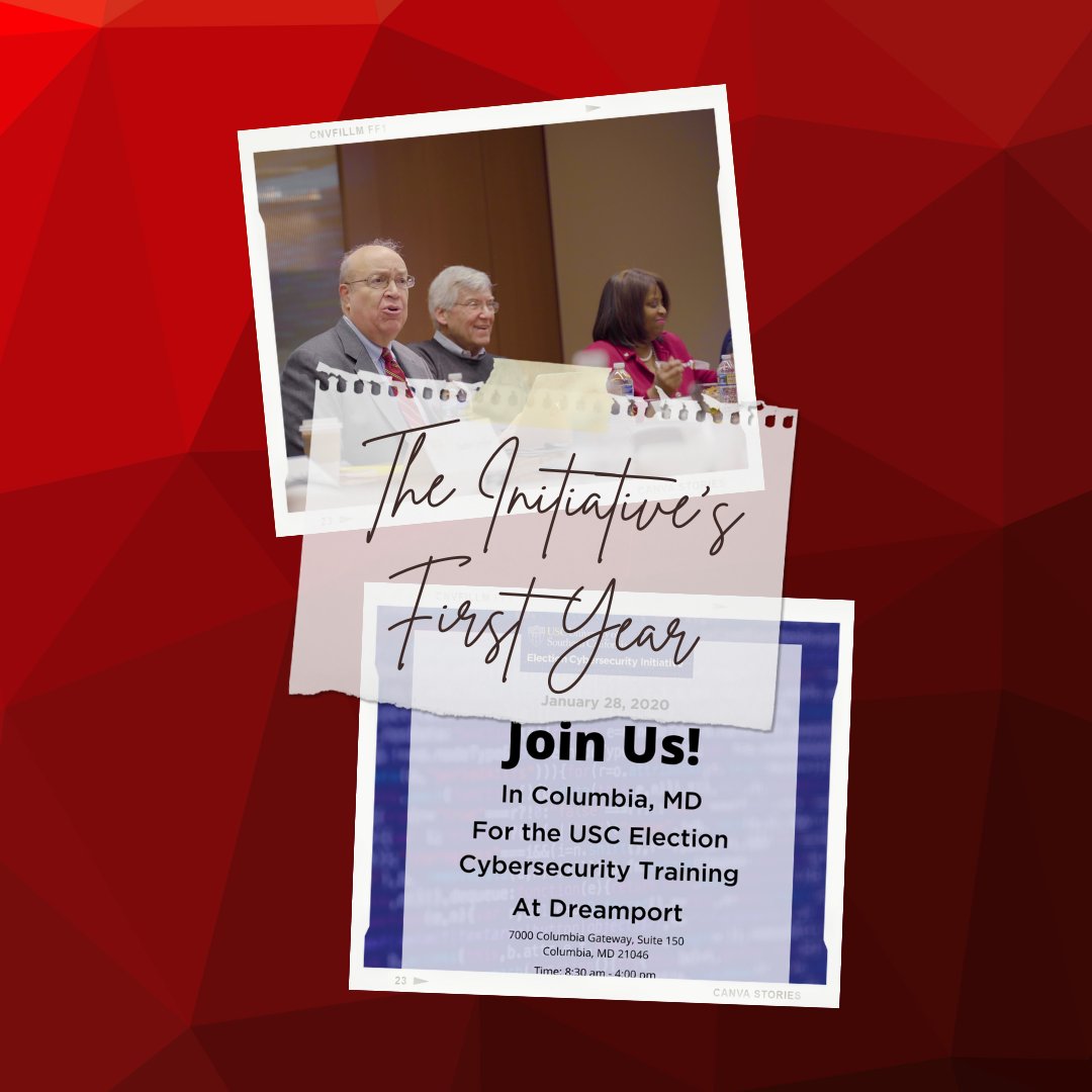 On Jan. 28, 2020, we held our first Election Cybersecurity Training at Dreamport in Columbia, MD. That year we did a workshop in each state until we moved to virtual in March. 

What a year! Today we can come to your organization. Email us at truevote@usc.edu to find out more.