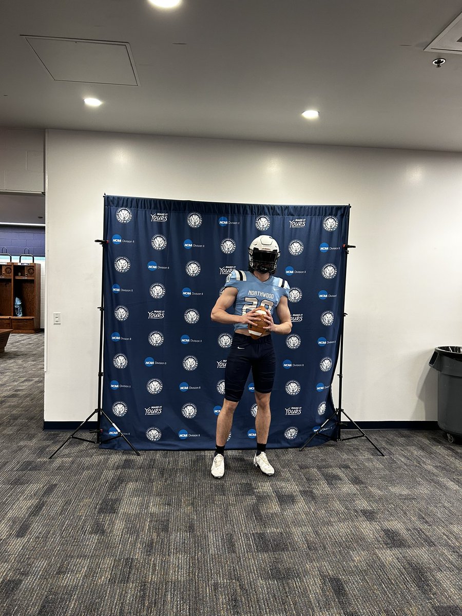 Had a great official visit at <a href="/Northwoodfball/">Northwood Football</a> , thank you for the hospitality you showed me and my parents <a href="/CoachBeurer/">Dustin Beurer</a> <a href="/CoachJ_Sweeney/">Coach Justin Sweeney</a>