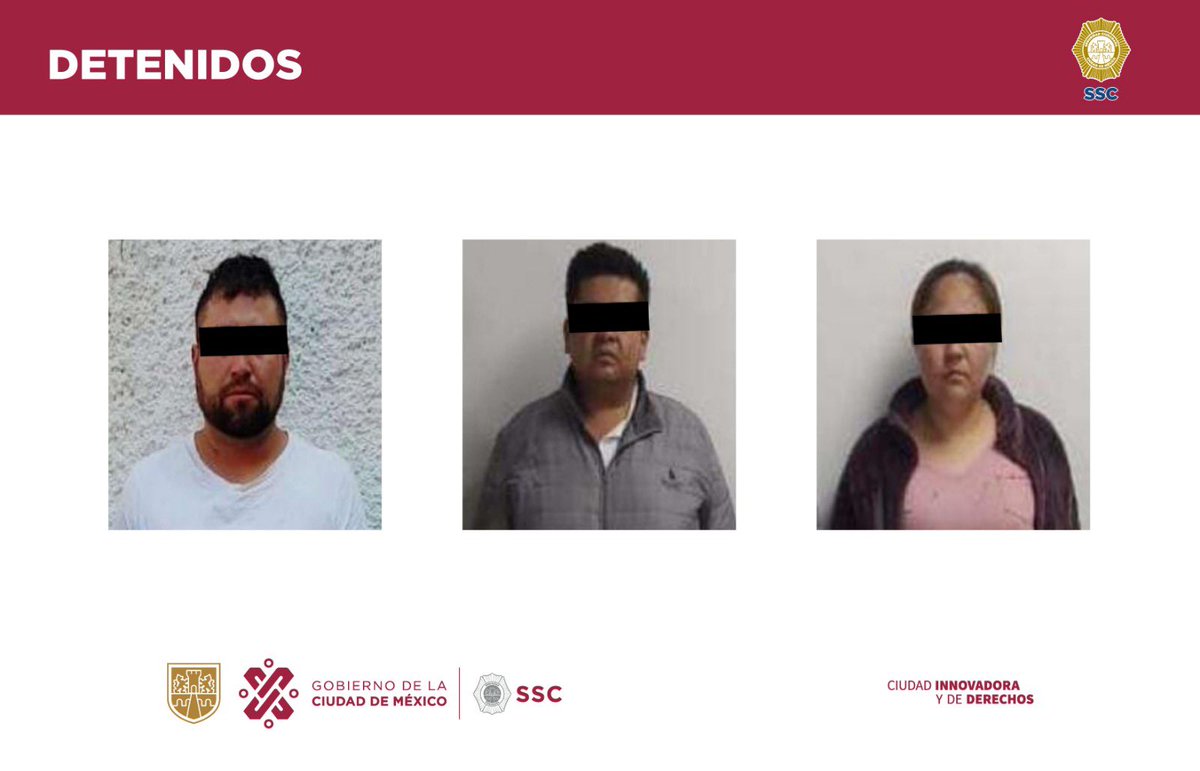 OHarfuch's tweet photo. Resultado de una investigación iniciada por denuncias ciudadanas, compañeros de @SSC_CDMX detuvieron en @IztacalcoAl a tres personas que con violencia extorsionaban en colonias de @TuAlcaldiaGAM
Continuamos trabajando para incrementar la confianza de la ciudadanía. https://t.co/hhiAWgUM4w