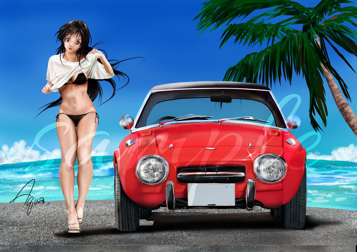 おはようございます
#くそ寒いので水着絵を貼る 
#気分はパラダイス 