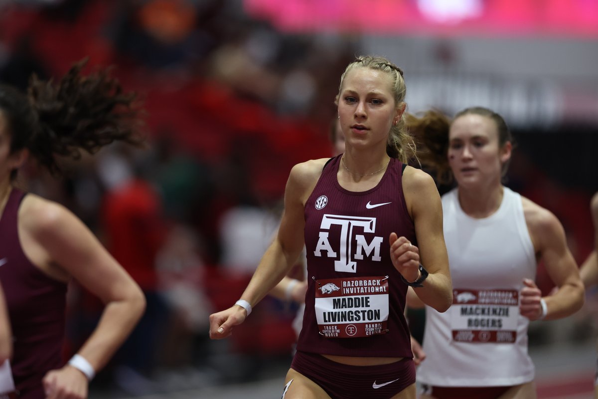 Women's 3000m results 🔥🔥🔥

11. <a href="/_juliaabell/">Julia</a> - 9:34.91 (#11 all-time performance in school history) 
12. <a href="/graceplain/">Grace Plain</a> - 9:36.34 (#12 all-time performance in school history)
13. @abbeyruns - 9:37.15
19. <a href="/maddslivingston/">Maddie Livingston</a> - 9:44.00

#GigEm