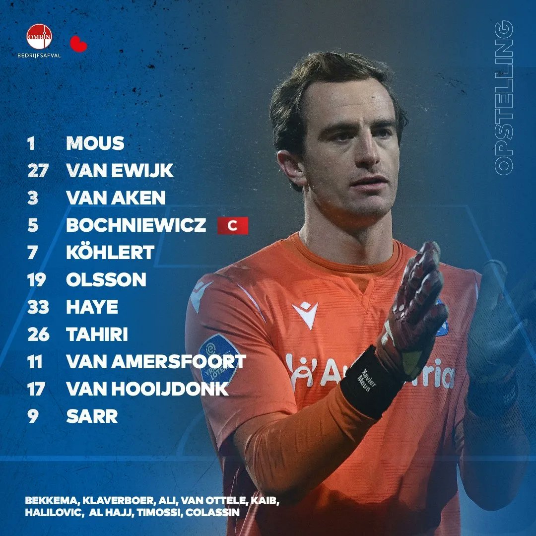 vitessemijn's tweet photo. De opstellingen van sc Heerenveen en Vitesse
#heevit #vitesse https://t.co/25PW4xAY6l