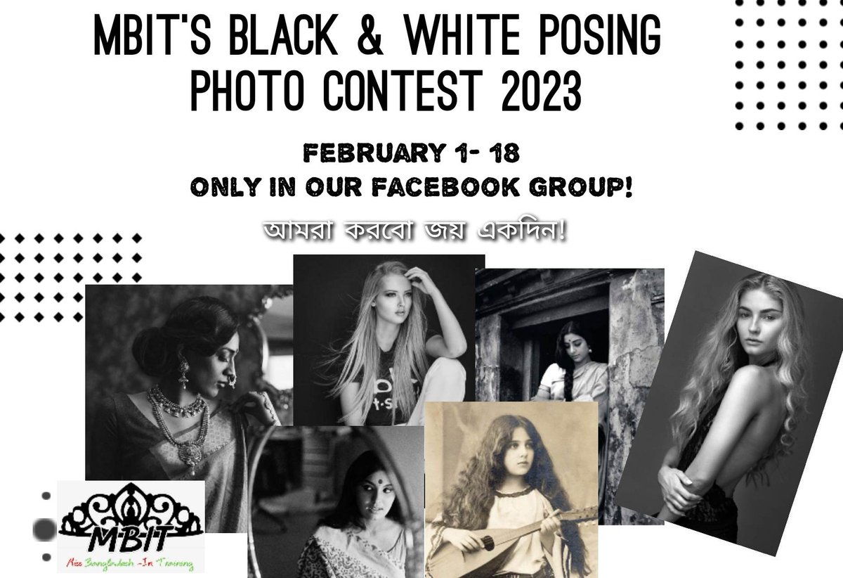 missbd_IT's tweet photo. Back again with😍 #MBITBlackandwhiteContest2023 check on this link for more details👇https://t.co/9buOyPhxOt let's get ready to #Participate in the #Contest #missuniversebangladesh #missworldbangladesh #pageant #pageantry #practicing #pose #entertainment #impactful #encourage https://t.co/A8J3con1ml