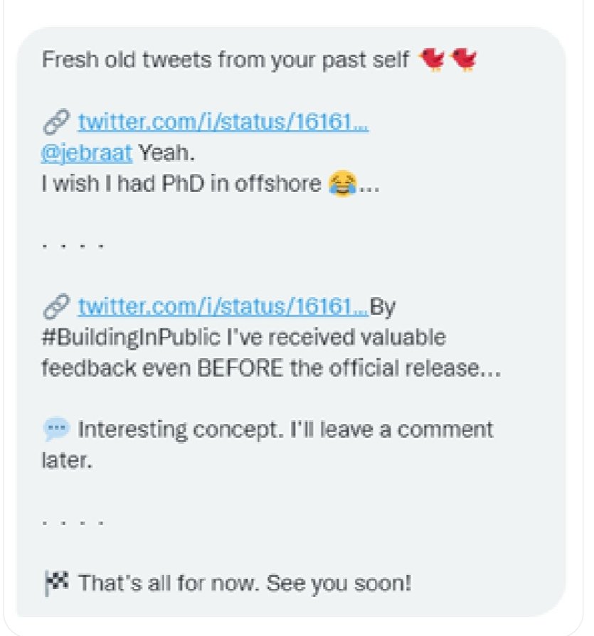 DambroAnt's tweet photo. ⚠️⚠️ Open #Beta announcement soon!

Have you ever wished to snooze your friends' tweets, mark them as "watch later" with personal notes?

Follow me to not miss the announcement (and your #free spot)

#buildinginpublic
#indiehackers
#opportunity https://t.co/wIHCqB7VUA