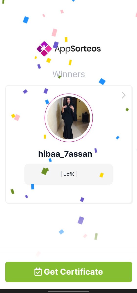 Congratulations 🎊 🥳🥳🥳  <a href="/hibaa_7assan/">هِـبـه</a> 
اتواصلي معانا DM 
وحظ اوفر للبقيه 🙏🏼🙏🏼

+ الجايي اكتر من الرايح ي شباب