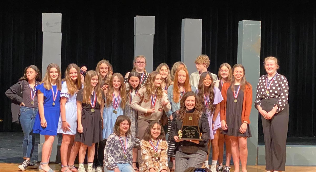 CandaceDagle's tweet photo. Congratulations Melanie Spivey and Woodville Middle School on your outstanding one act play! https://t.co/sPFTSshDz4