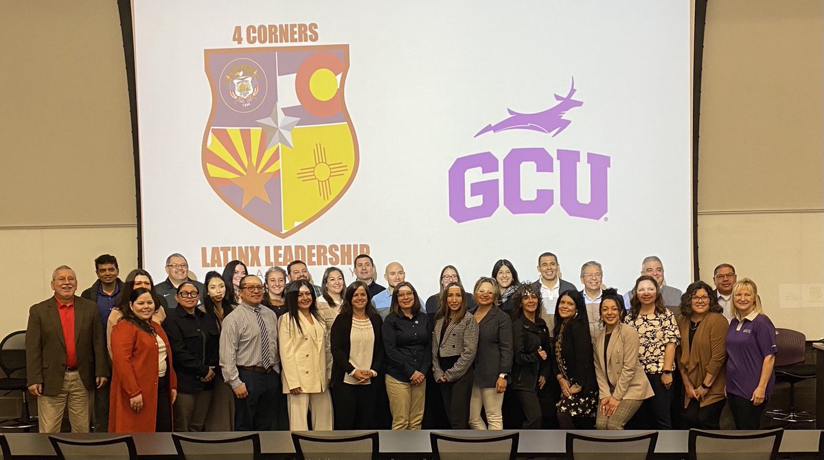 Honored to host Four Corners Latinx Leadership Academy at GCU. ⁦⁦@caraza⁩ ⁦@CarolLippert1⁩ ⁦@LupitaHightower⁩ ⁦@GCUk12ed⁩