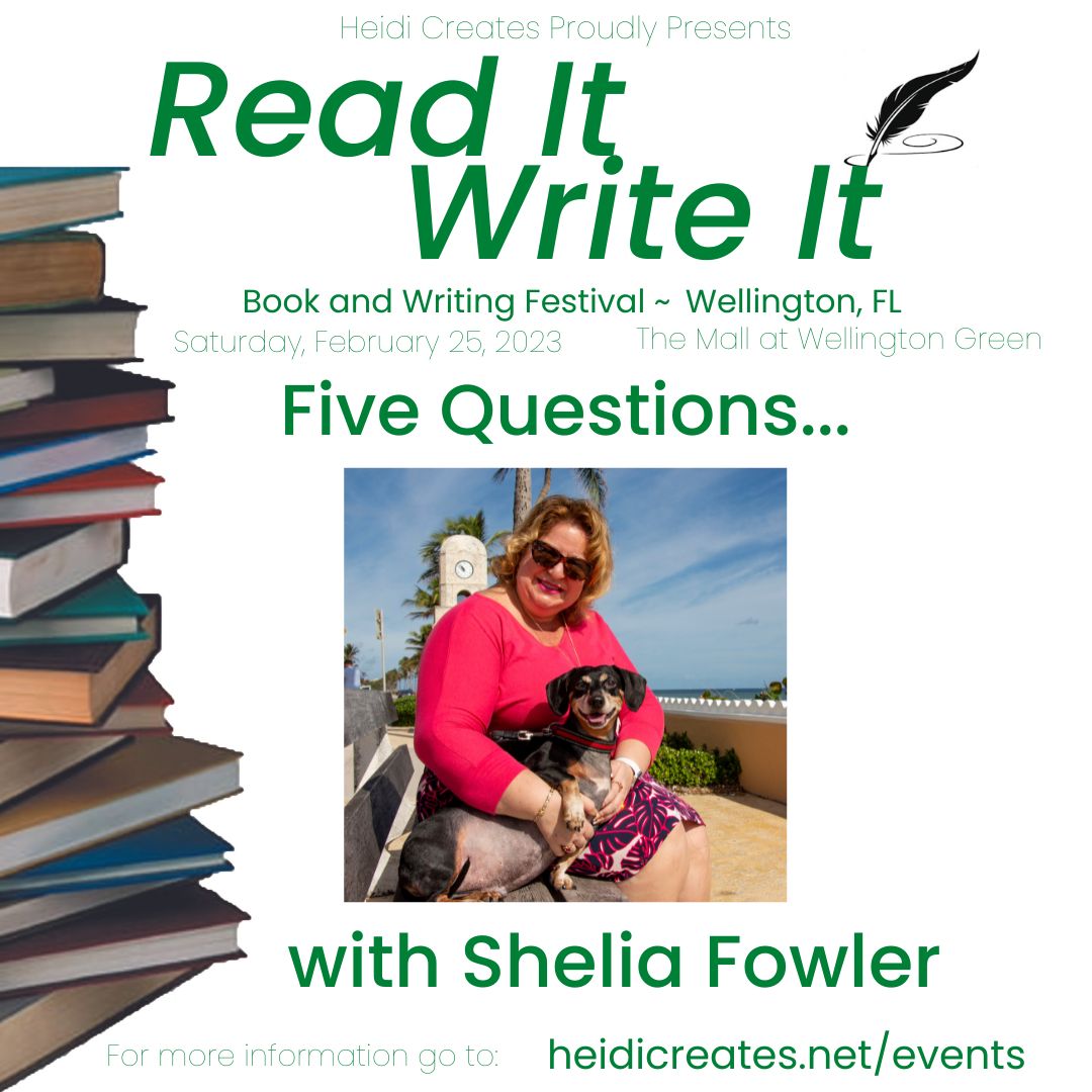 readitwriteitfl's tweet image. It&apos;s an honor and a privilege to have author Sheila Fowler at Read It Write It 2023. Read on for her answers to our Five Questions...
#books  
#bookfestival 
#readitwriteitbookfest2023 
#author
#romance 
#mystery 
#sports
#writer
#southflorida
#WellingtonFl
#florida