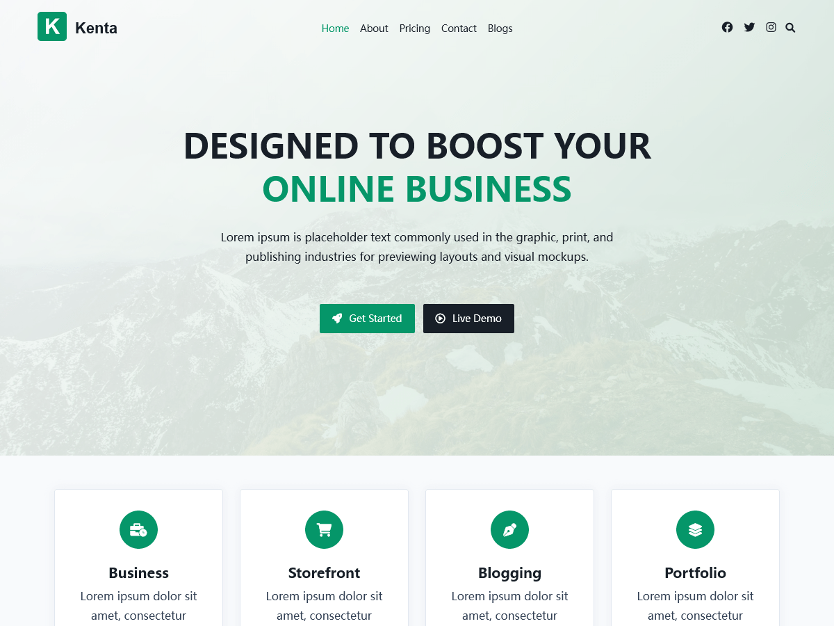 S1MOcom's tweet photo. Kenta Online Business: Kenta online business is suitable for building small business official websites and for personal blogs. You can view sample sites at https://t.co/fpoiqHeGr5 and… https://t.co/Elz3AB7pSf #BlockEditorPatterns #BlockEditorStyles #Blog https://t.co/8ql5RcmaIX https://t.co/Pp6V8PmyKZ