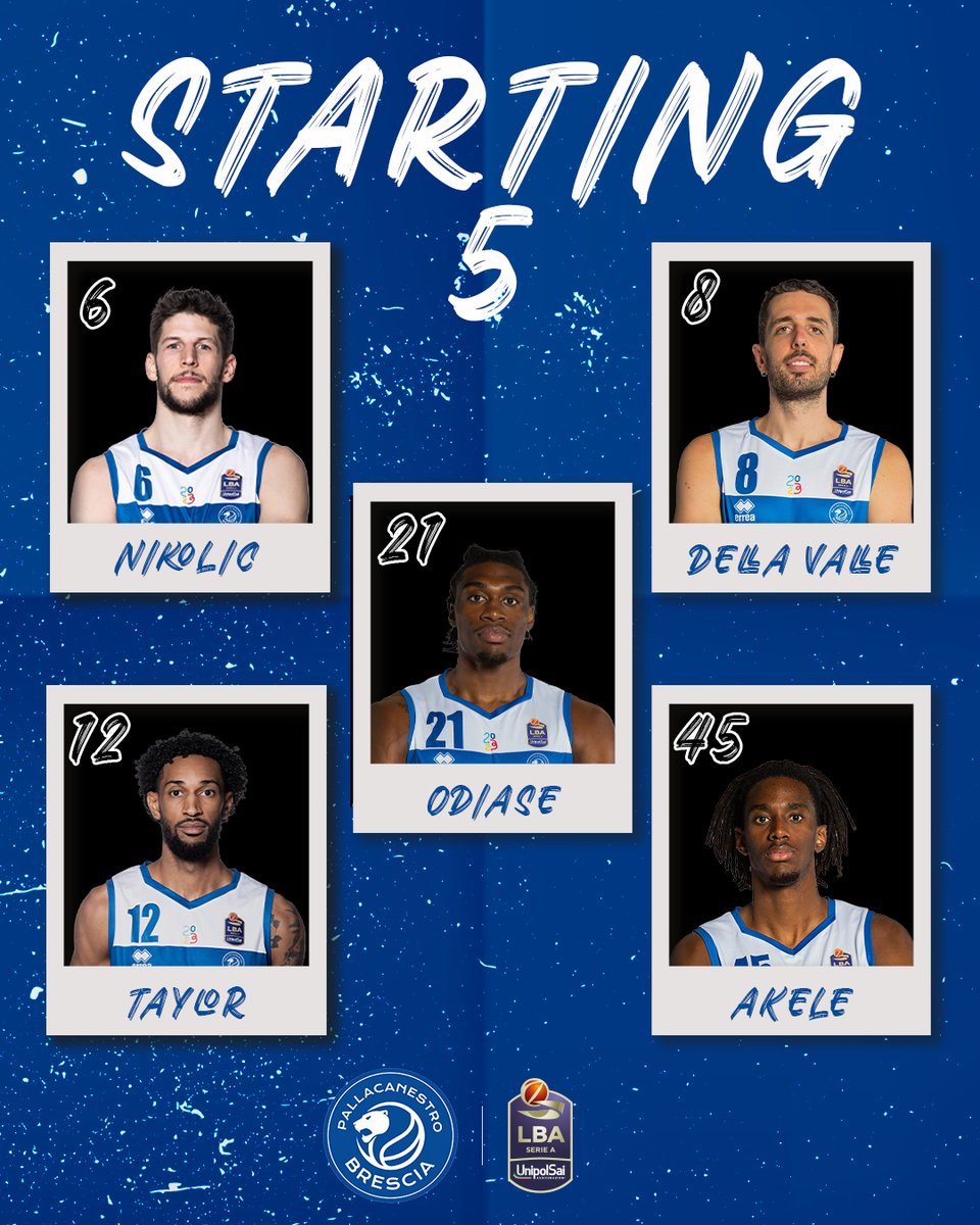 GermaniBrescia's tweet photo. 🔥 Siamo pronti 🔥
Questo lo starting 5️⃣ di Varese-Brescia
#DreamBig | #VARBRE | #Brescia | #TuttoUnAltroSport https://t.co/n2v8H6ZxRU