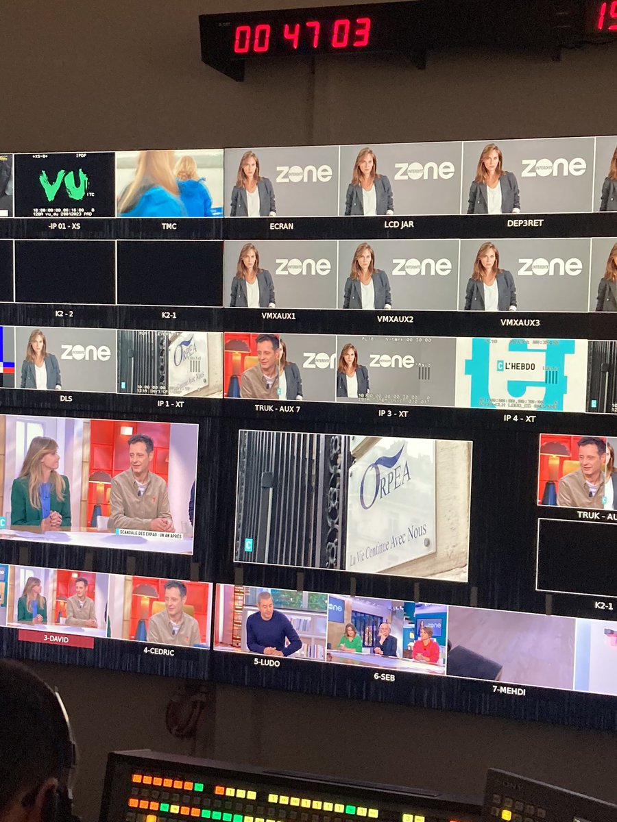 M6pro's tweet photo. .@ophmeunier est l’invitée de #Clhebdo en direct sur @France5tv pour parler du #zoneinterdite sur les Ehpad et la dépendance des personnes âgées ! 

Une enquête choc de @Giraf_Prod à retrouver demain dimanche 29 janvier à 21h10 sur @m6 https://t.co/E5fHT8nXAX