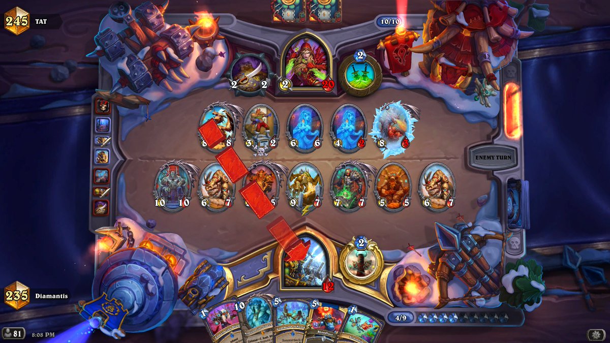 Diamantisgre's tweet photo. So when minions return from the future they're not supposed to have taunt???? He used Nozdormu and when the kodos came back they forgot their taunt in the past??? Fix your bugs @PlayHearthstone https://t.co/ppB2IZ1LEO