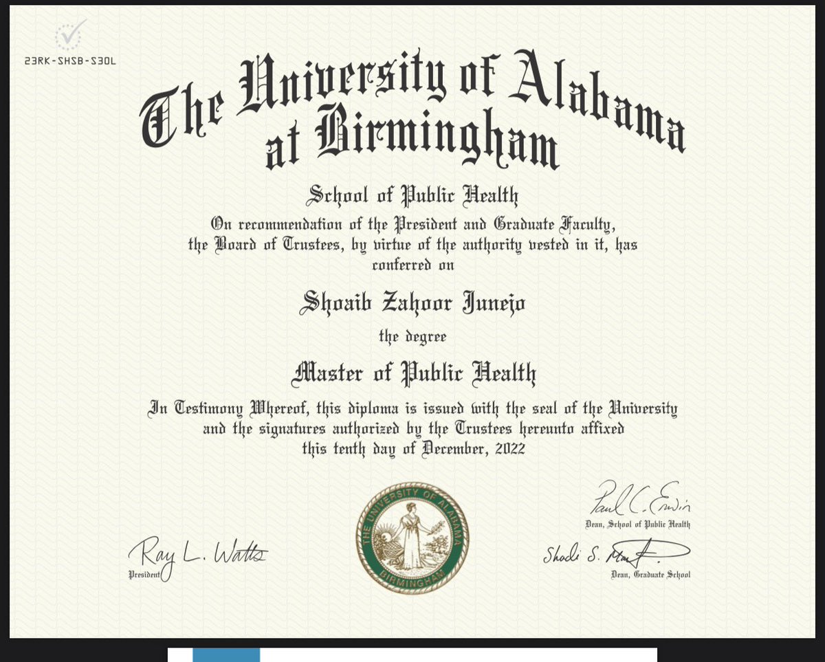 #MasterofPublicHealth