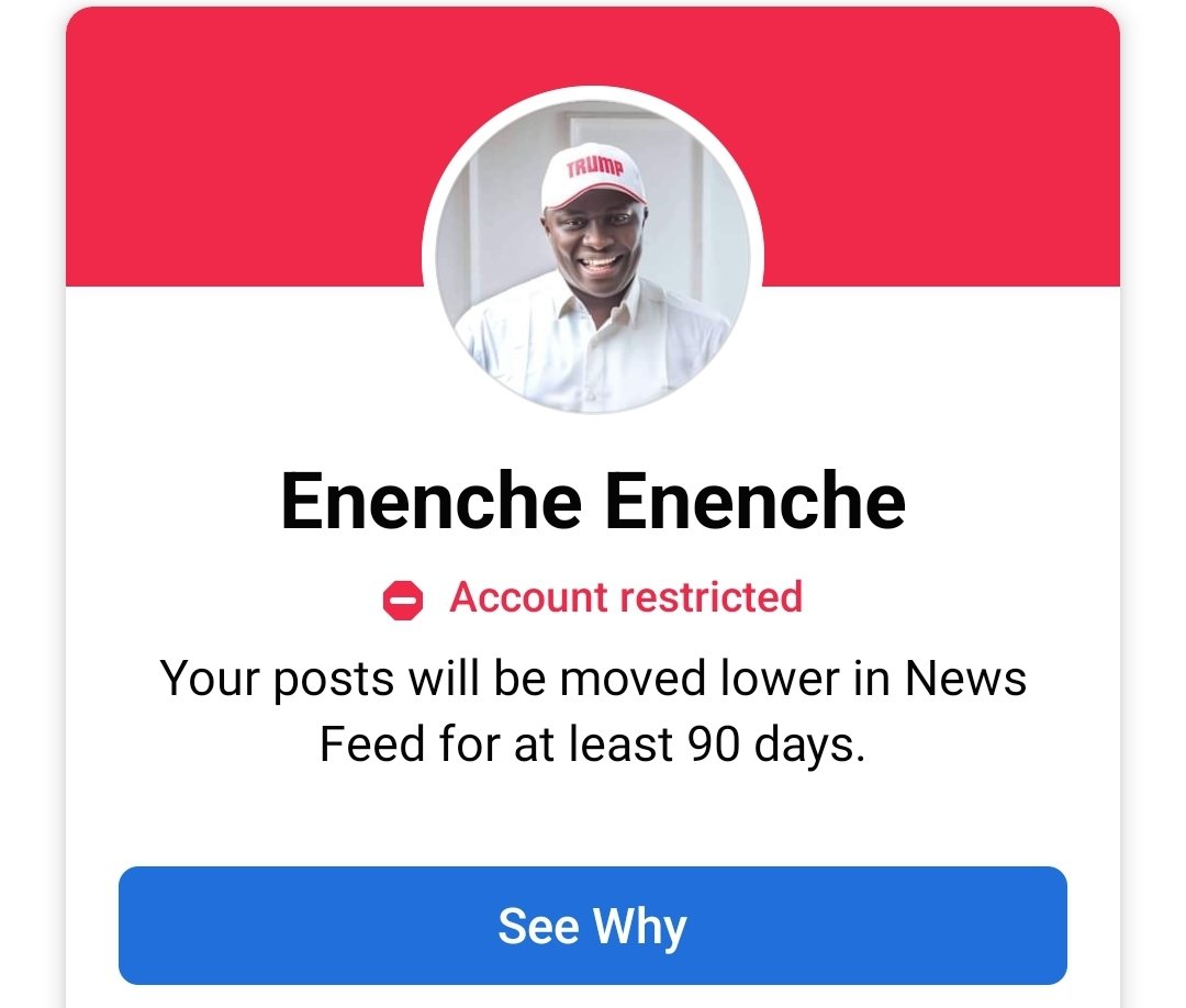 enenche1960's tweet photo. @facebook restricted my account because of my Pro-Trump posts... They better they realize that @PapiTrumpo is coming, the better.

#Trump is coming!!! https://t.co/EYanV1PguE