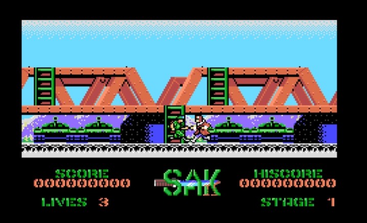 HtDreams's tweet image. Disponible ya en el Future Disk 47 el homenaje/version que hemos hecho del clasico de Konami GreenBeret: S.A.K. (Stab And Kill), si lo jugais en emulador ponedlo a 60hz!! :-) #msx #homebrew #fd47 futuredisk.nl/fd47.php