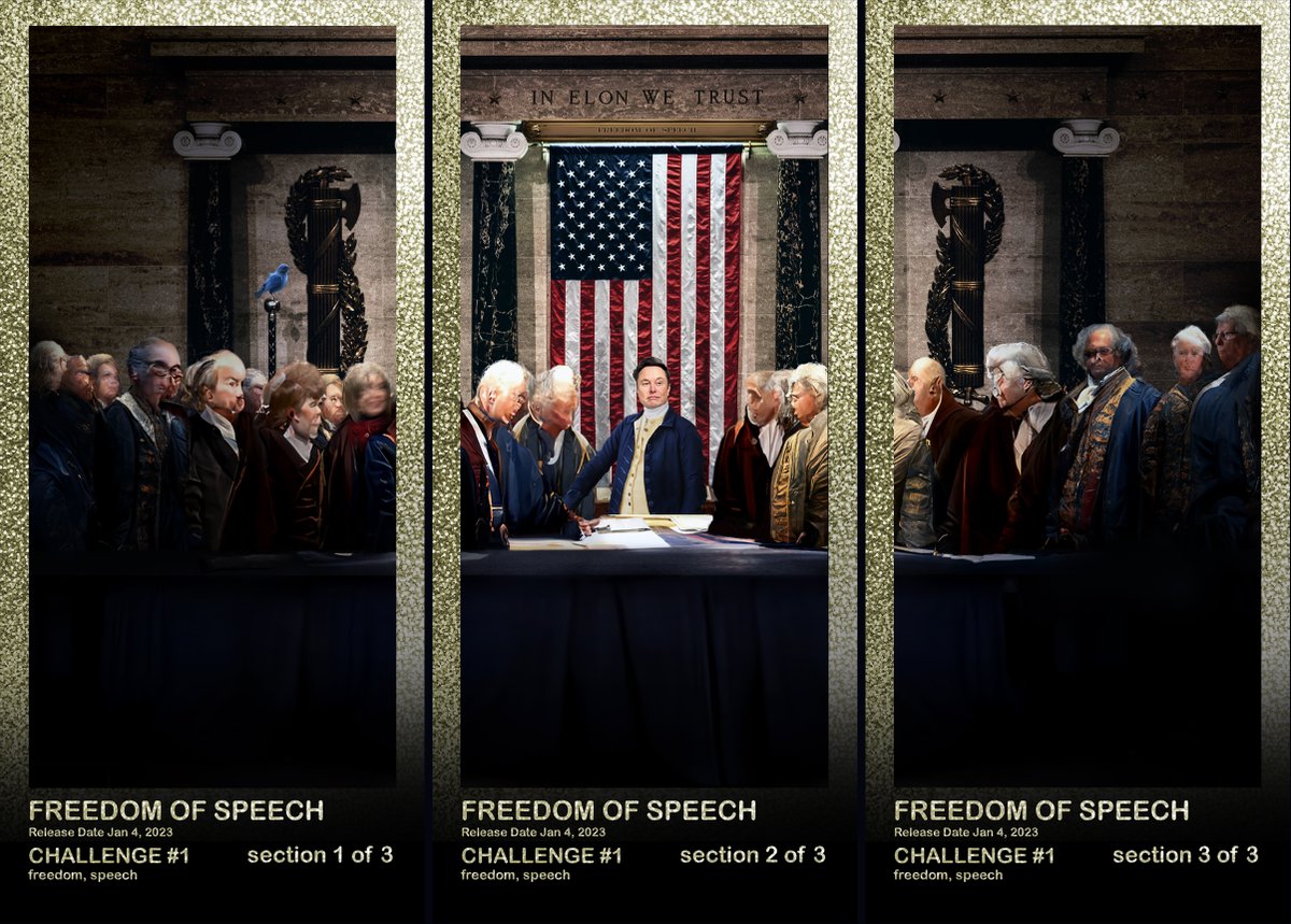 painter_crypto's tweet photo. 🎁#3 claim 1/31 - 2/6 -cycle through which 🎁 you were randomly given per #drunksanta 

Challenge #1 Freedom of Speech 🧵👇🏽
Don't forget each one of the 3 will be burnable 2/7 - 2/12. #drunksanta https://t.co/DlZkRUdBH6