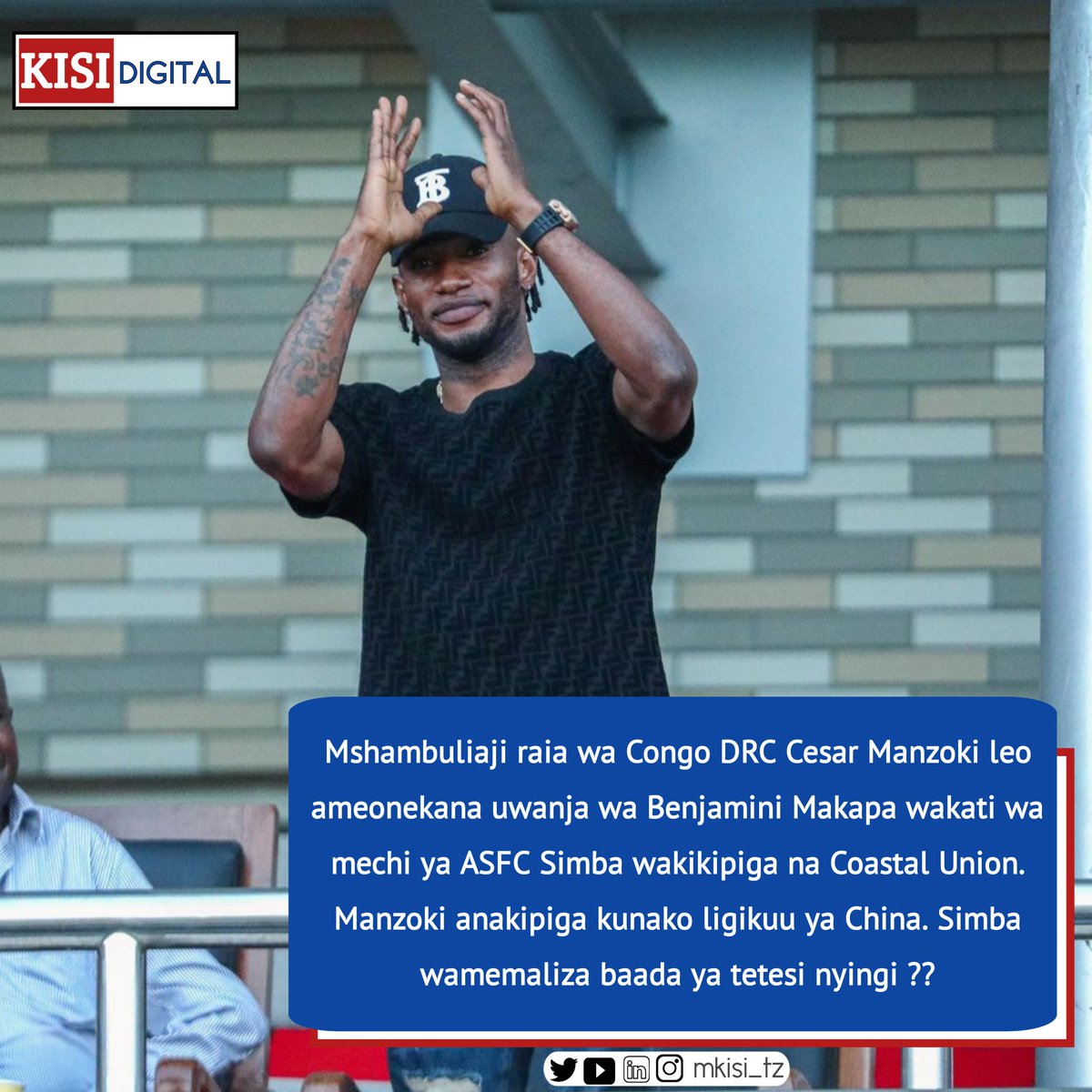 digitalplustz's tweet photo. Je , ungetamani kumuona mwamba akikipiga Msimbazi msimu ujao??
#daimambelenyumamwiko #sokaonlineupdates #nguvumoja #simbasc #yangatv #sokatanzania #sokaonline #vpl #vplchampions #vplupdates #tumewasha #wasafimedia #soka #sokaplaceupdates #moodewji https://t.co/w435TN2eX4