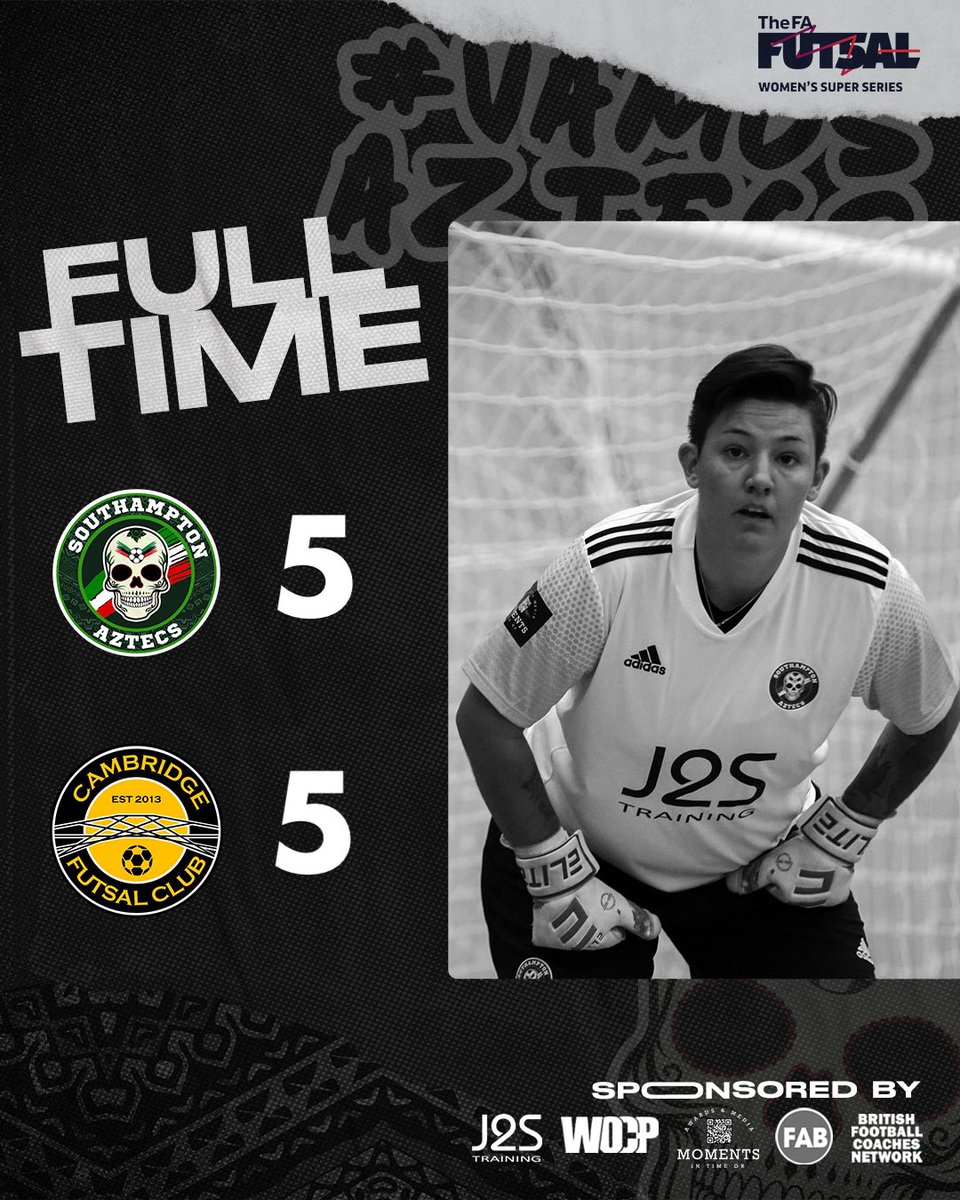 +1 and a lot of positives from this game, including two Aztecs debuts 🤩 

Goal scorers:
Walker ⚽️⚽️⚽️
Delaney ⚽️⚽️

#VamosAztecs <a href="/FA_NFS/">FA National Futsal Series</a>