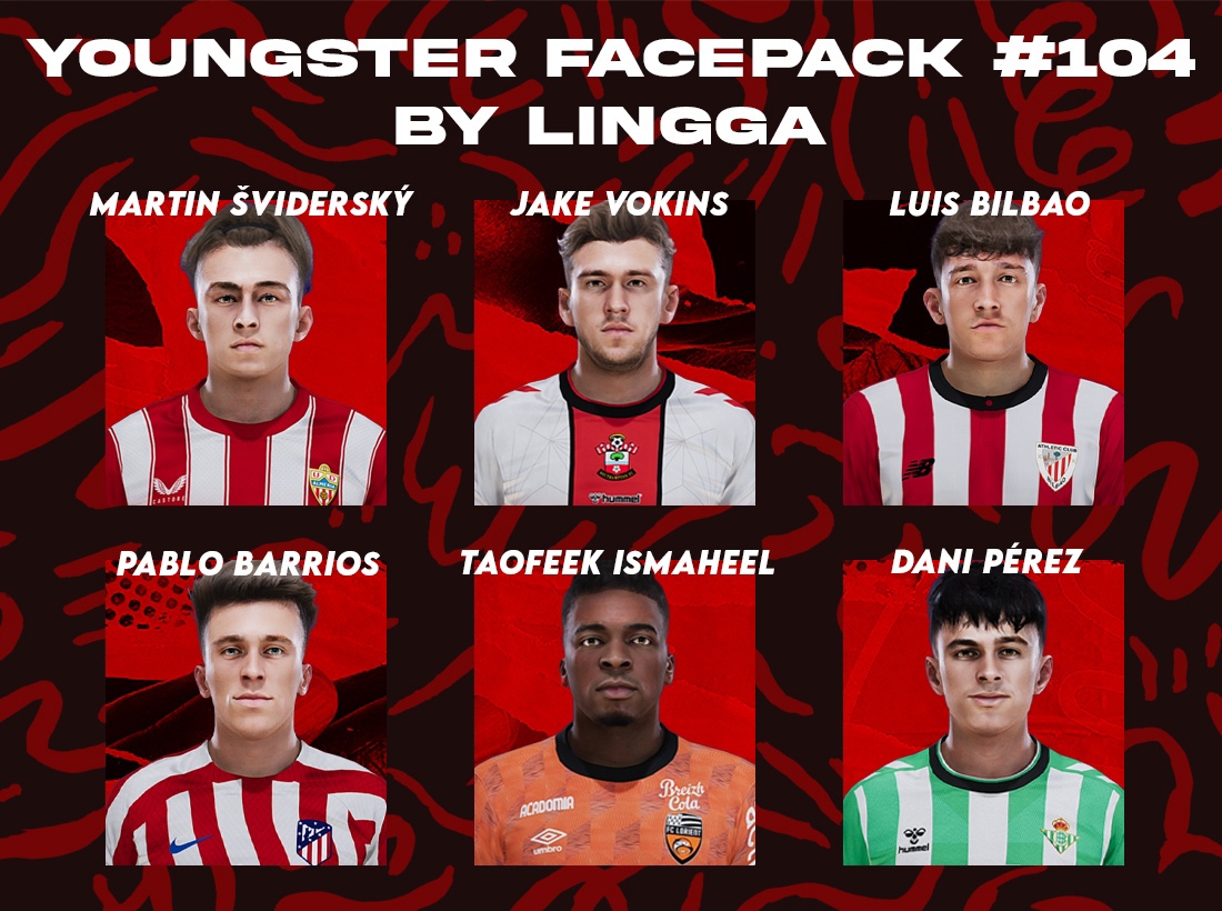 PESFILES.RU on Twitter "PES 2021 Youngster Facepack v104 by Lingga
