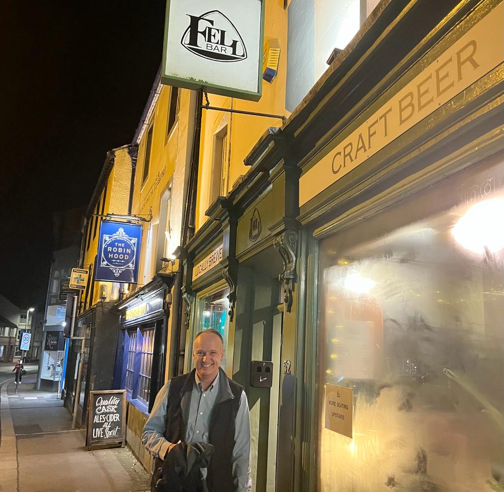 DrNeilHudson's tweet photo. It was great this week to be at @FellBrewery Penrith supporting their teaming up with @tailoredgoatco . A great combo: fresh local grass-fed goat meat and tasty Cumbrian beer.
#EatLocalBuyLocal
#LocalBreweries
#BackCumbrianFarming
#BackBritishFarming
#PenrithAndTheBorder https://t.co/dq8W8ud2e6