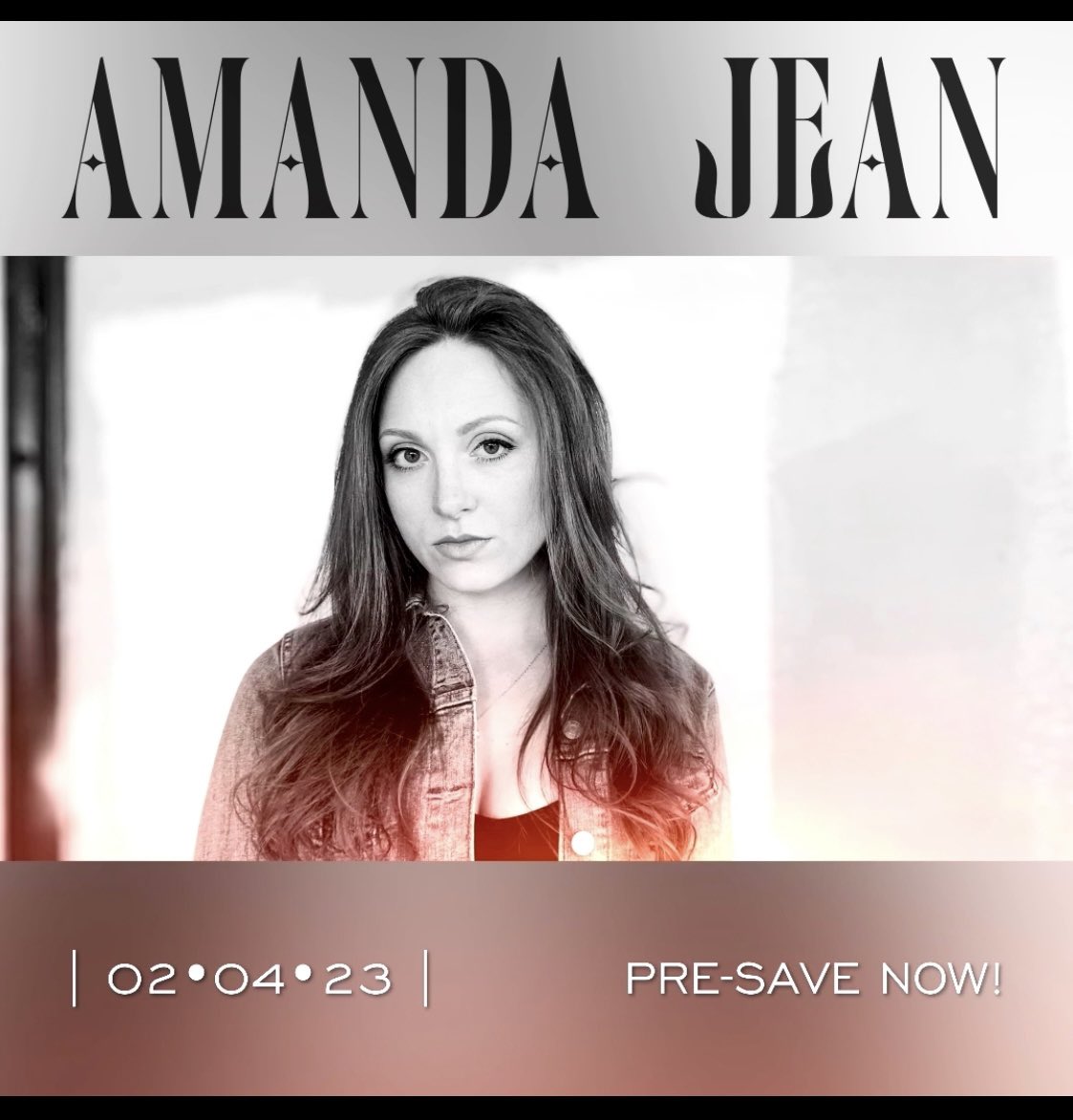 AmandaJeanMusic's tweet photo. One more week until my album is released! 🖤 Pre-Save to Spotify here: https://t.co/Co7mia7ExH

#canadianmusic #singersongwriter #music https://t.co/6m7c8b0TYs