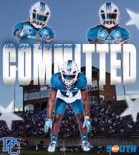 Thompson Defhommes (@thompson_d1) on Twitter photo 100% committed!! Truly blessed !!! 🙏#AGTG
<a href="/ItsCoachGray/">Marvin Gray Jr.</a> <a href="/CoachDad1906/">Cliff Greer</a> @Coachkirkendall lll <a href="/COACH_JOJACK/">Jo Jackson</a> @BlueHoseFtBall <a href="/Coach_Crayton/">Tommy Crayton</a> 100% committed!! Truly blessed !!! 🙏#AGTG
<a href="/ItsCoachGray/">Marvin Gray Jr.</a> <a href="/CoachDad1906/">Cliff Greer</a> @Coachkirkendall lll <a href="/COACH_JOJACK/">Jo Jackson</a> @BlueHoseFtBall <a href="/Coach_Crayton/">Tommy Crayton</a>