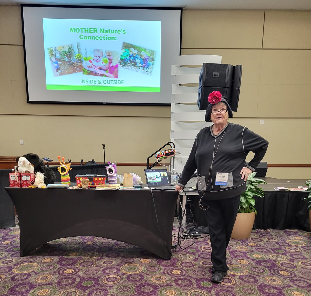 Story telling with Mary Jo Huff. #ECWC2023 @HISDECH <a href="/HighlandHtsES/">Highland Heights ES</a>