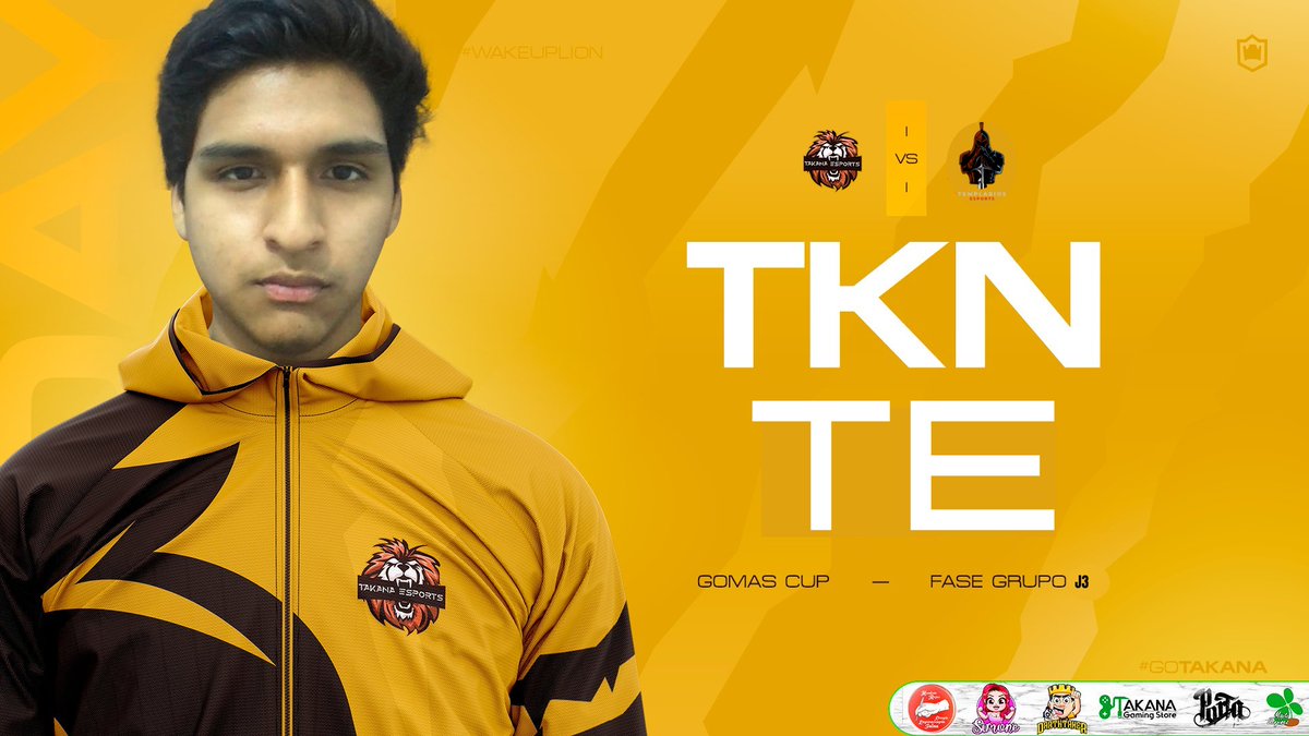 EsportsTakana's tweet photo. #CR | #MatchDay⚔
🦁 Nuestros Leones saltan nuevamente a las arenas de la #GomasCup! Ahora versus el gran equipo del farandulero #EmaBot!
🆚 @TemplariosEGS
🏆 @Ap3Gomas Cup🇵🇪
📊 FGJ3
⏰ 7pm🇵🇪
#GoTakana #WakeUpLion https://t.co/CZ2KcwZGfm