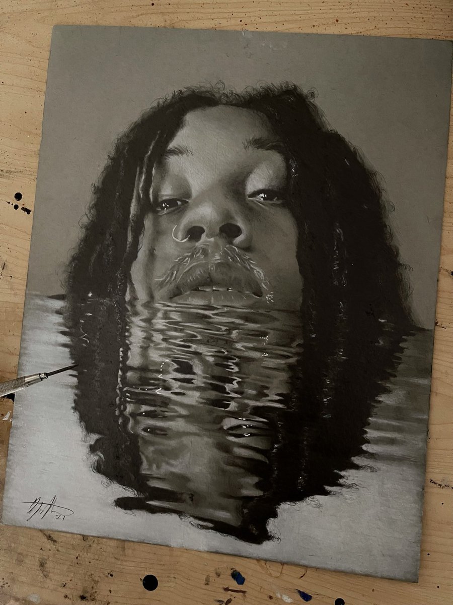 BryceCobbs's tweet photo. The artist       v         The Art https://t.co/jRlDk064qE