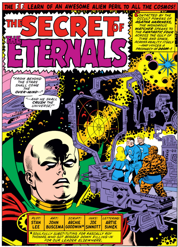 MarvelADay's tweet photo. #MarvelADay #FF115 Seeing Archie Goodwin as scripter is a sign that we're nearing the end of Stan's time writing Fantastic Four and Spider-Man. Roy Thomas is writing so much right now, it looks like he can't step in to cover for Stan - MB https://t.co/Lgb9G3novM