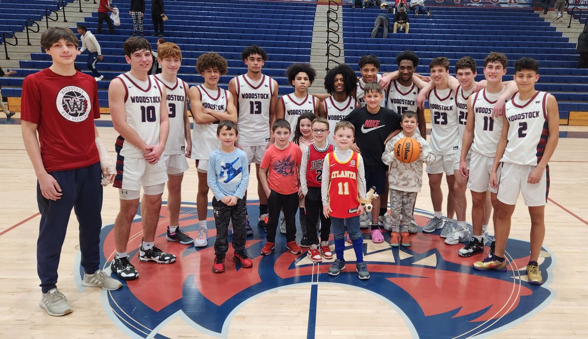 Special thanks to our future Wolverine Hooper’s from <a href="/CarmelESColts/">CarmelElementary</a> that came out to support last night! The guys fed off of your energy more than you know! <a href="/FeederWoodstock/">WoodstockBasketballFeeder</a>