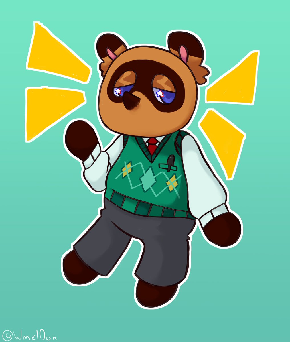 Wmel0on's tweet photo. Tom nook 🦝💰

#TomNook #AnimalCrossing https://t.co/McvXxaTe2j