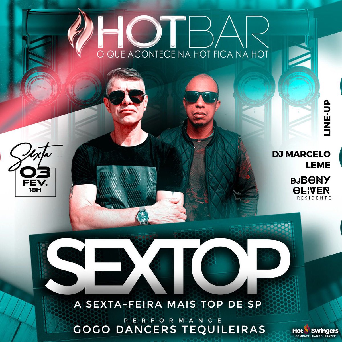 hotbarsp's tweet photo. A Hot Bar deseja a todos uma ótima semana 🔥🔥🔥 segue a nossa programação de quarta a sábado!!! #vemprahot #moema #sp #balada #single #casal https://t.co/NxHgGJnaaI